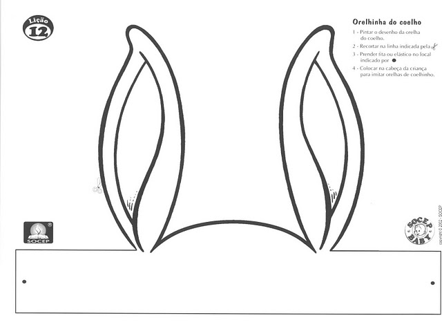 tiara de orelha de coelho