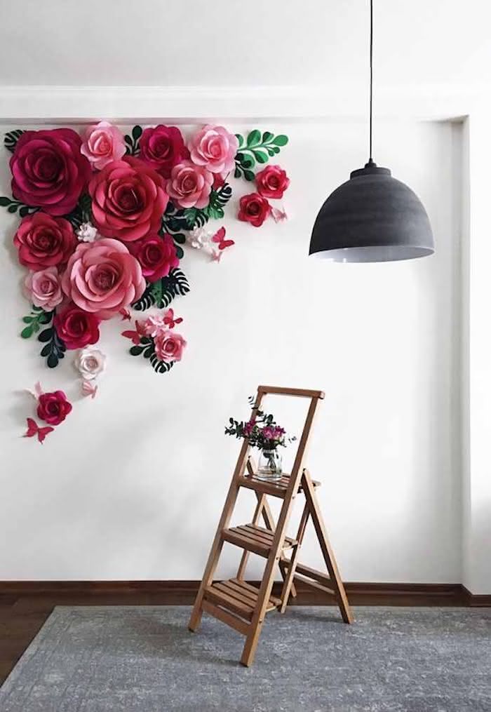quanto custa um painel de flores de papel para festa