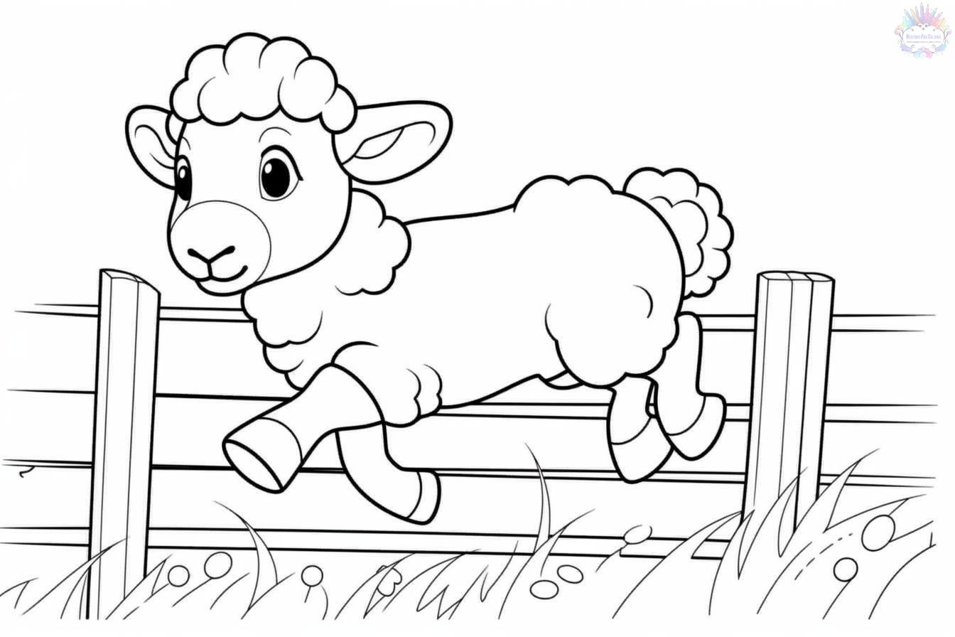 desenho de ovelha para colorir