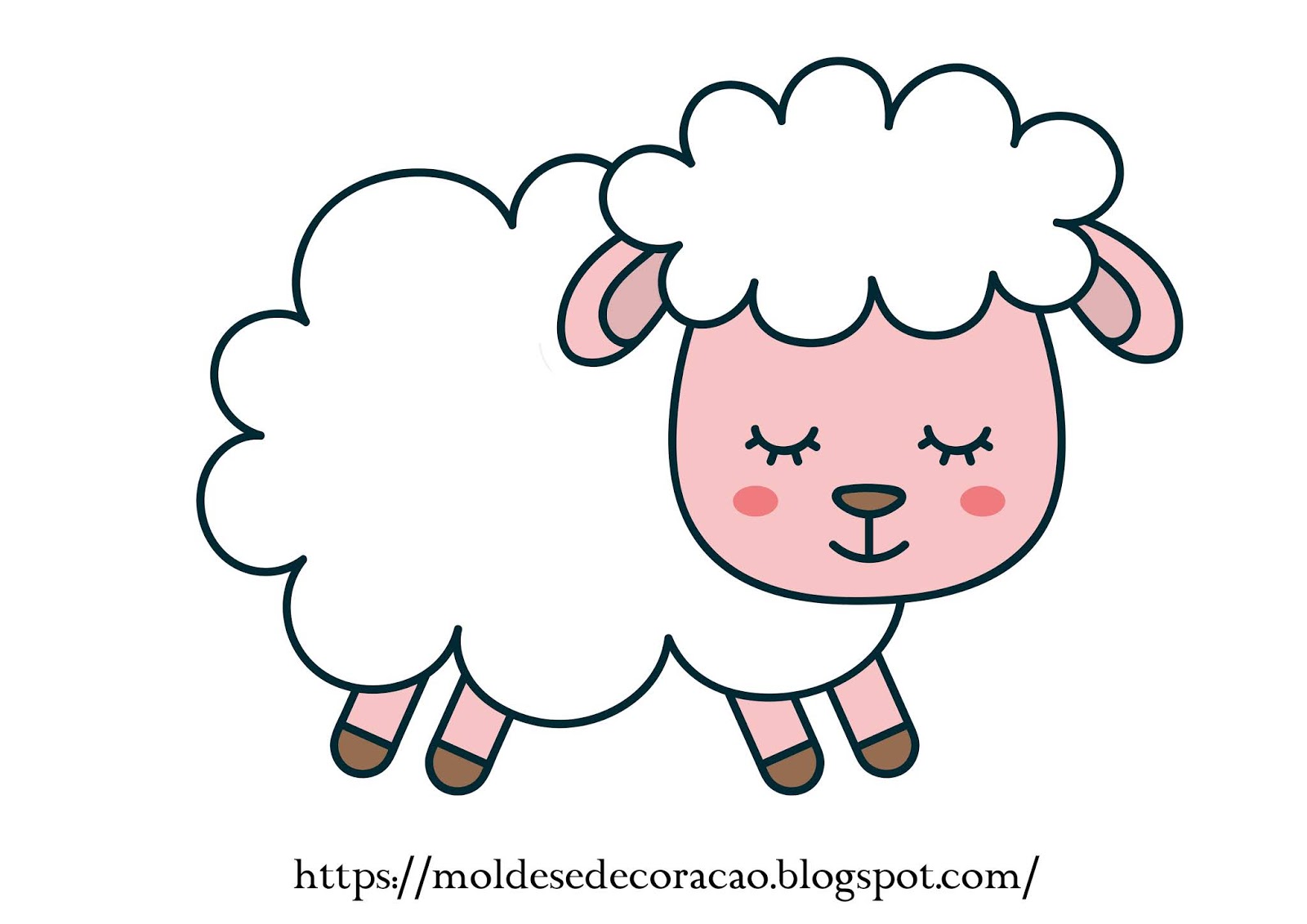desenhos de ovelhinhas fofas para imprimir