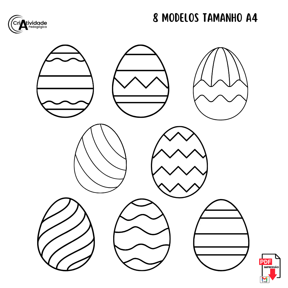 ovo de páscoa para pintar
