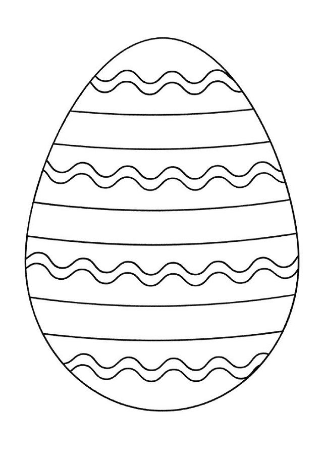 desenho de ovo de páscoa para imprimir