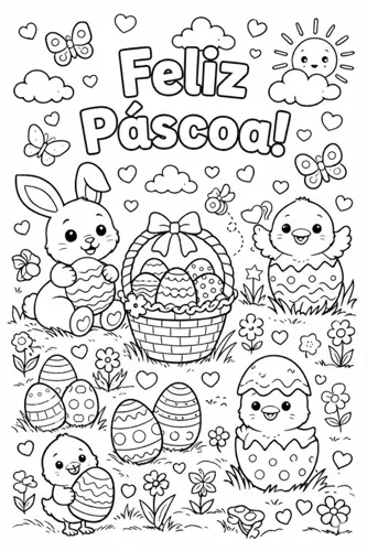molde de ovo de páscoa para imprimir