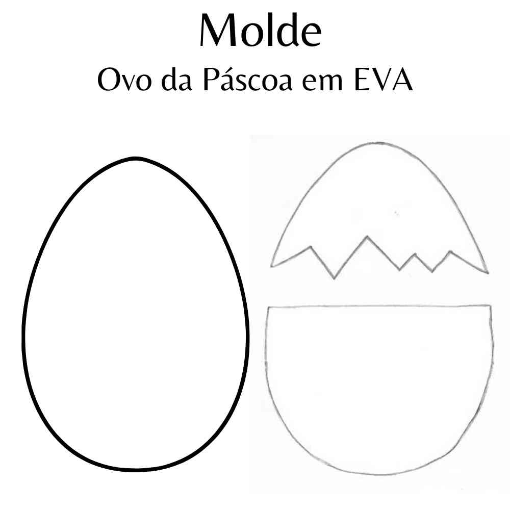 ovo de páscoa de papel para imprimir