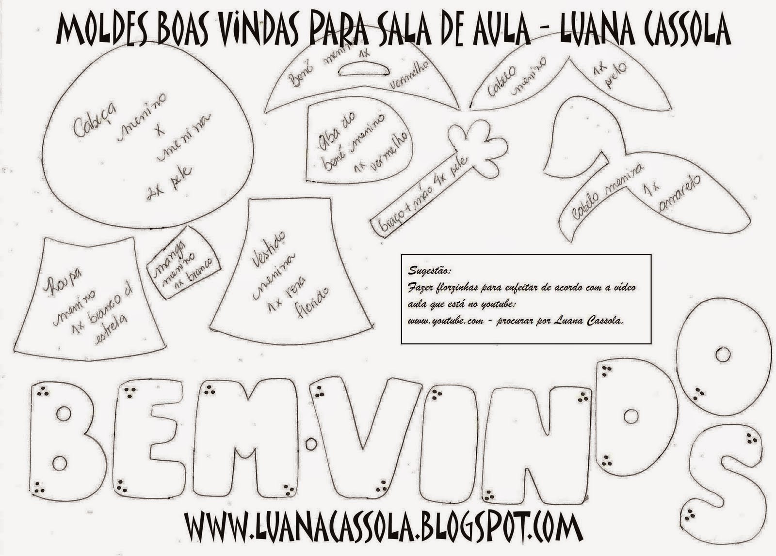 painel de boas vindas para imprimir com nome