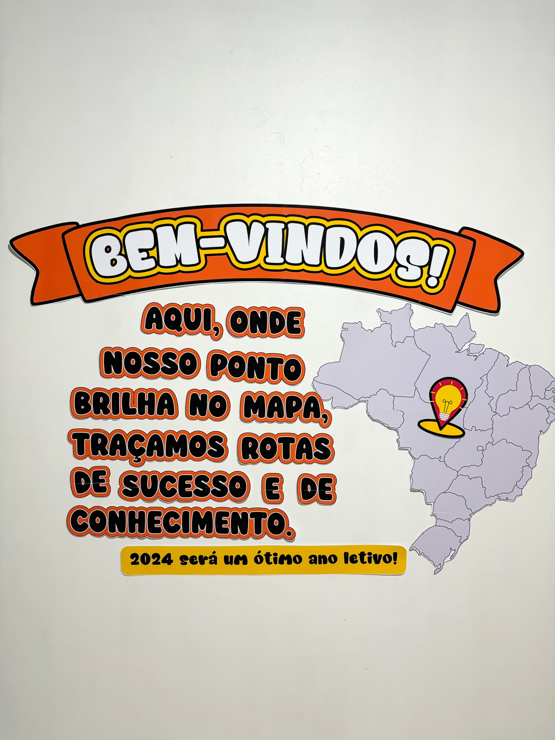 painel de boas vindas para imprimir escola