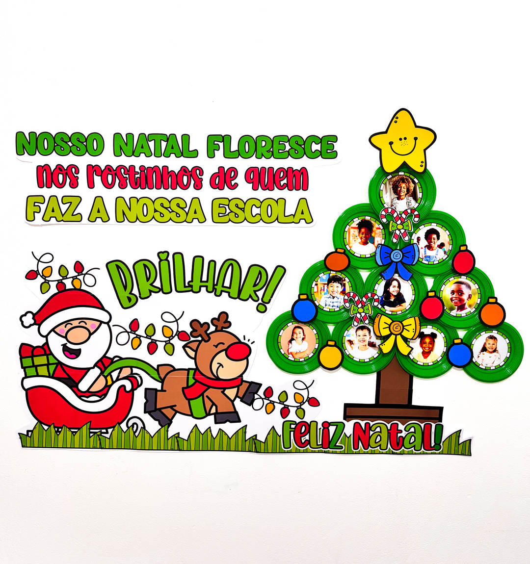 painel de natal escolar