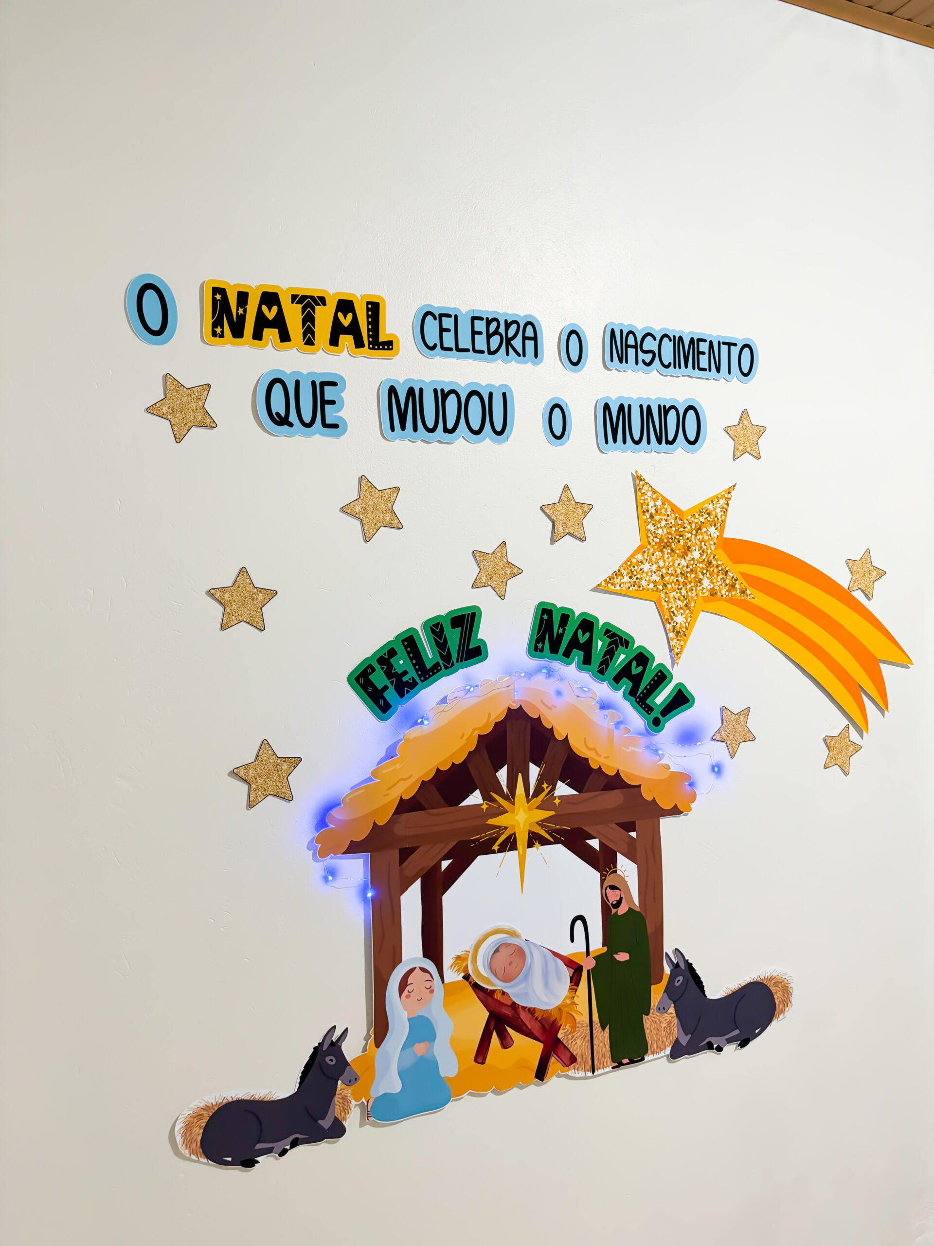 painel de natal escolar