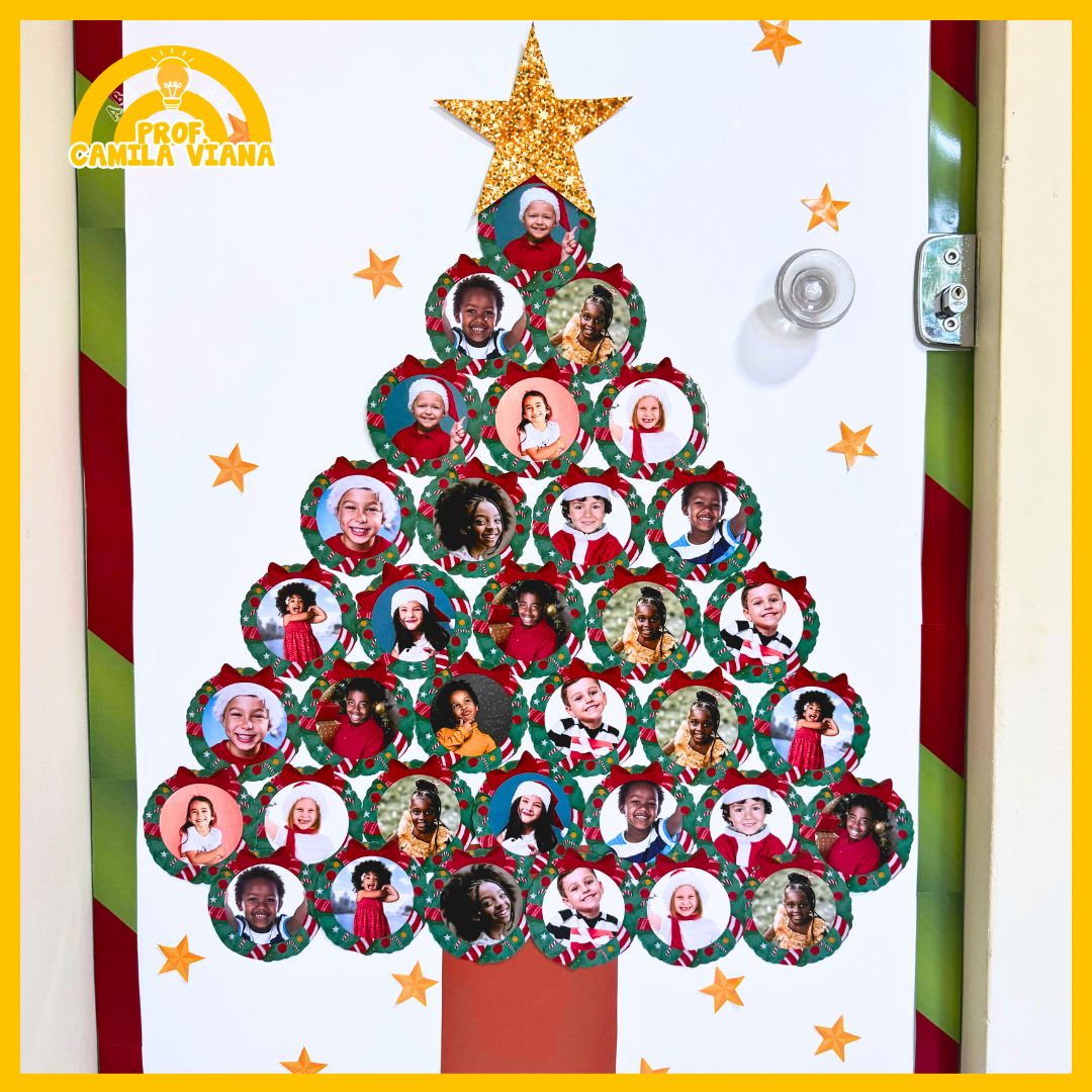 painel de natal escolar