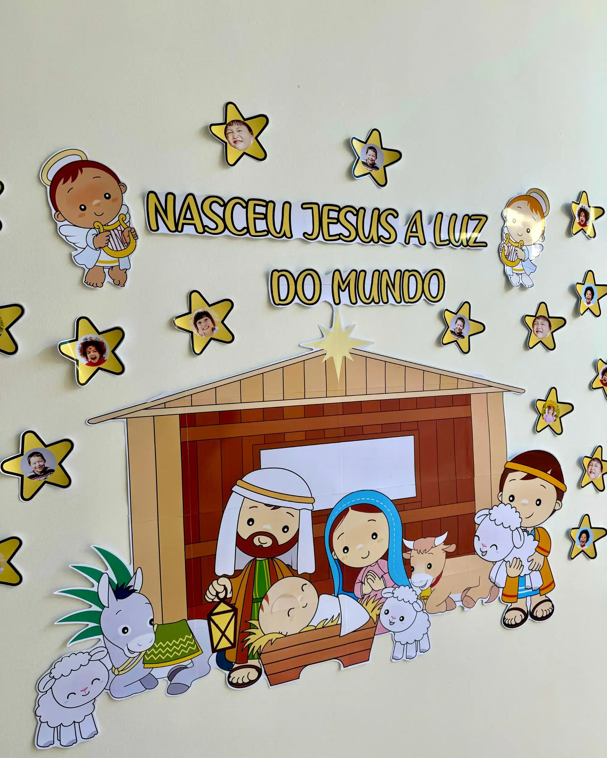 painel de natal escolar