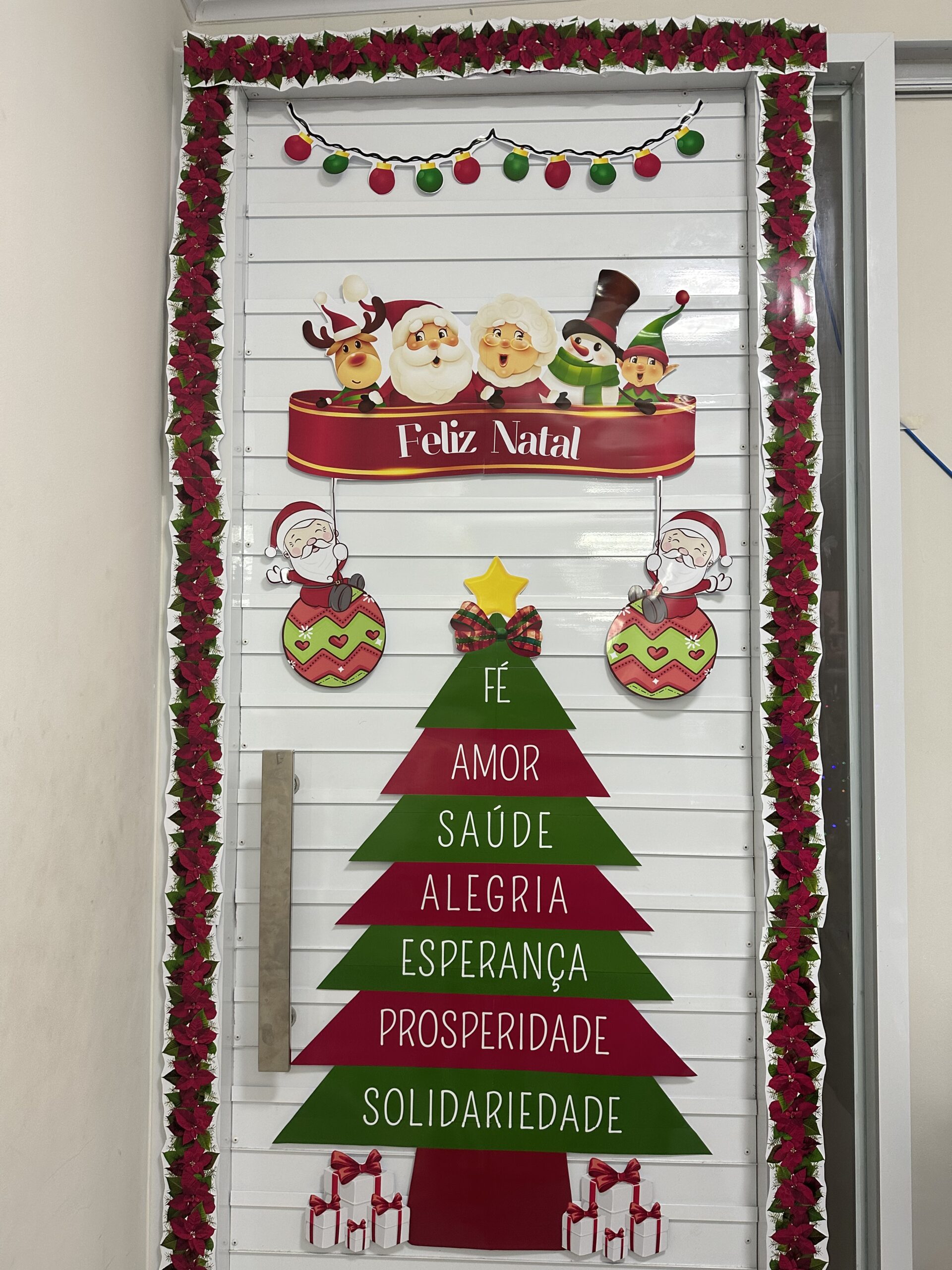 painel de natal escolar