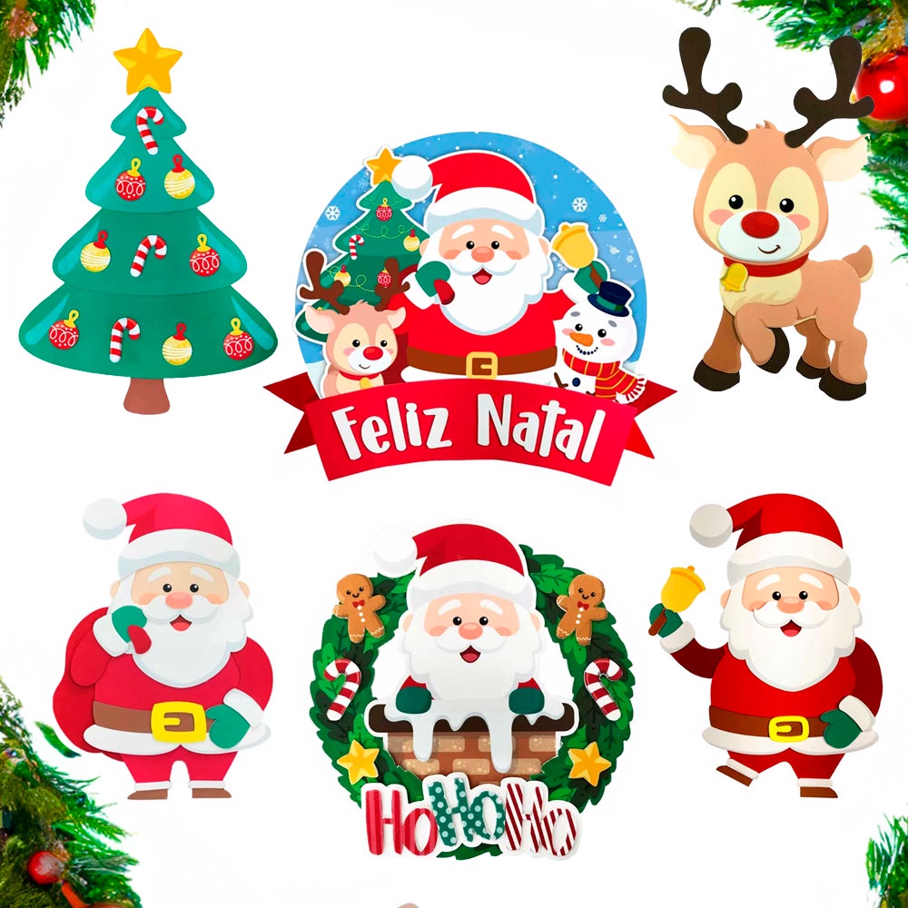 painel de natal com tema de sinos