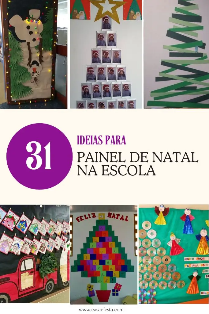 painel de natal com luzes pisca-pisca