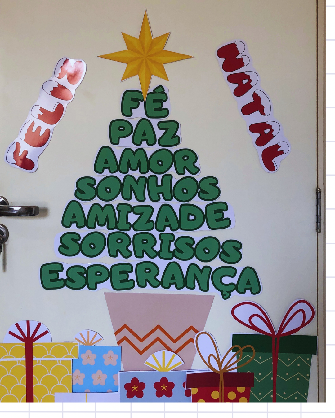 painel de natal econômico