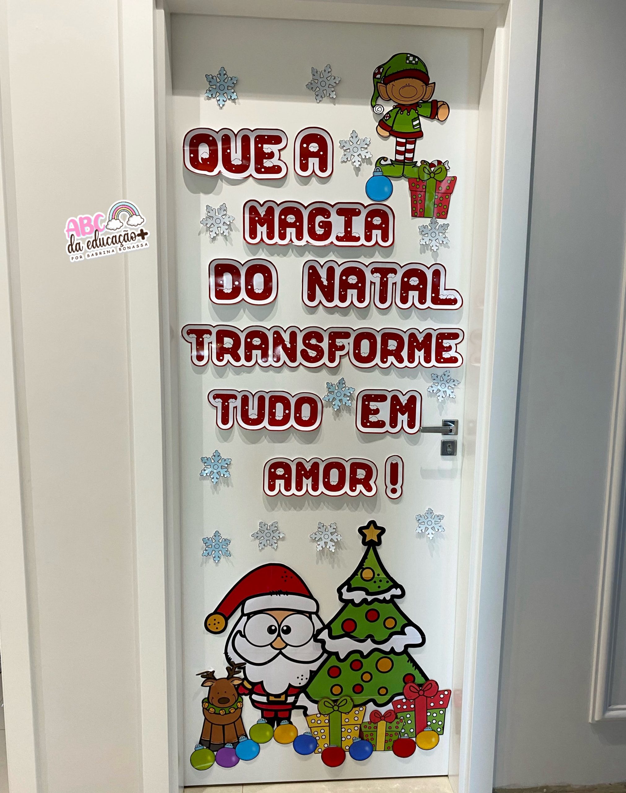 painel de natal para escola