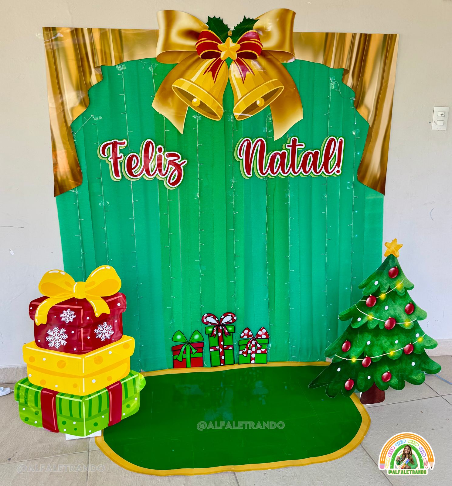 painel de natal criativo
