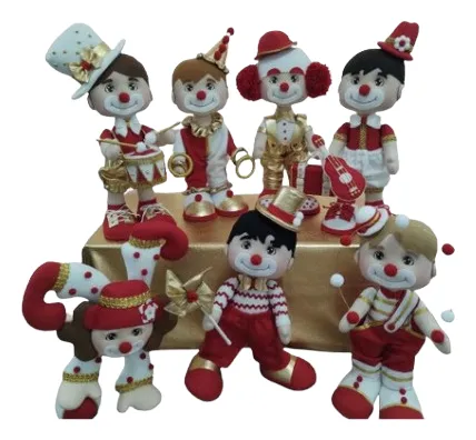 Os Melhores Moldes Gratuitos de Palhaços de Feltro para Iniciantes