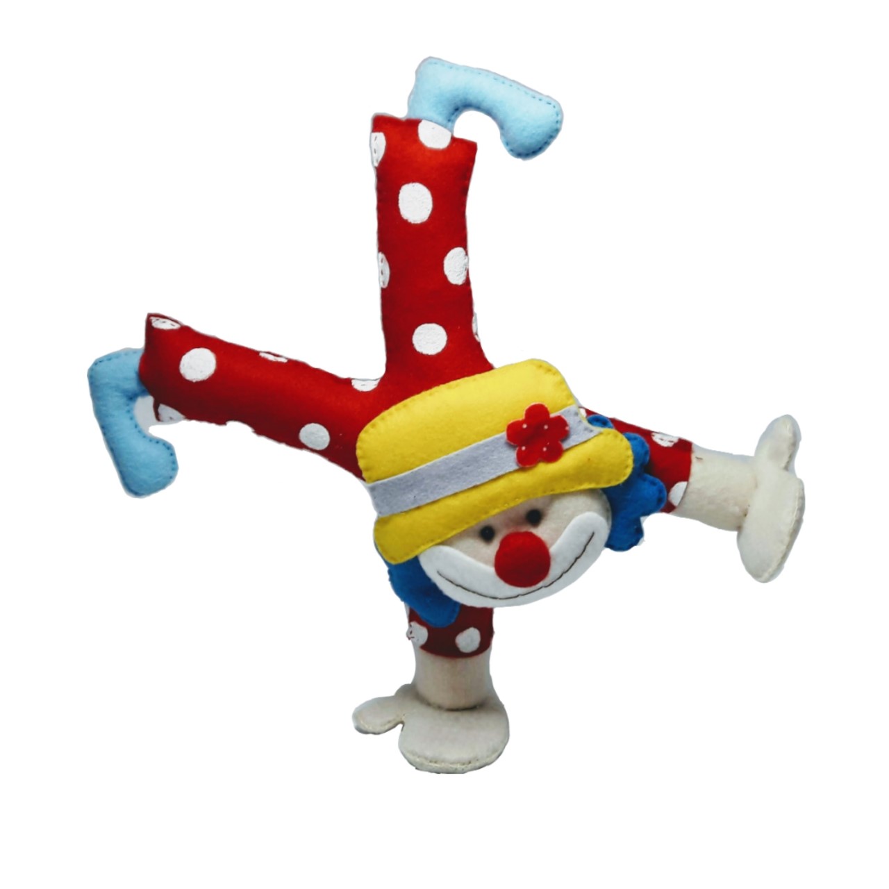 Palhaço das Emoções em Feltro: Recurso Lúdico para Crianças