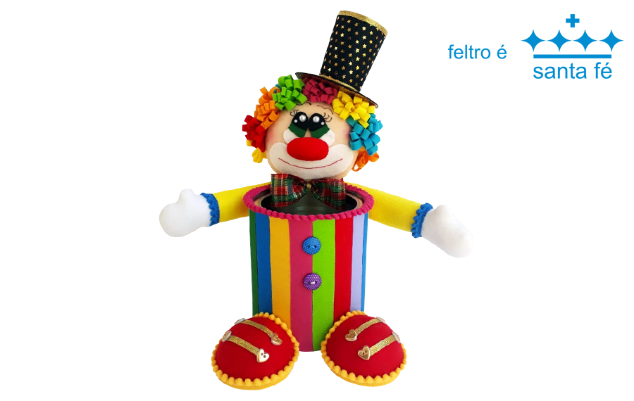 Guia Completo de Materiais para Palhaços de Feltro DIY