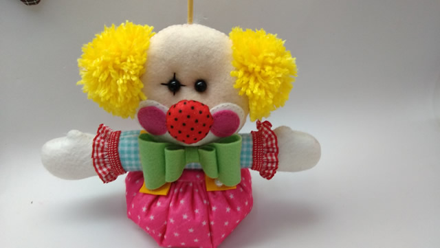 Os Melhores Moldes Gratuitos de Palhaços de Feltro para Iniciantes