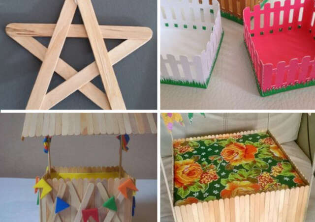 erros comuns ao fazer artesanato com palito de picolé