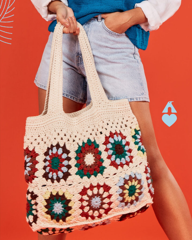 paninho de croche quadrado