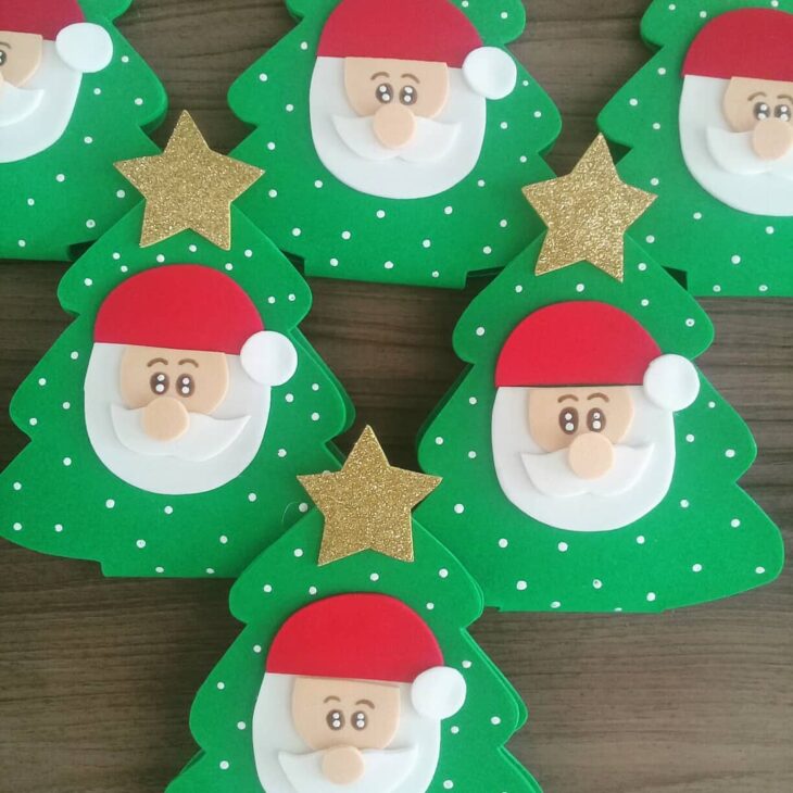 Molde Papai Noel de EVA rosto