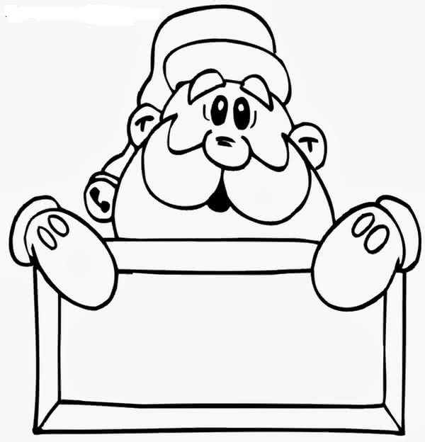 desenhos do papai noel para pintar
