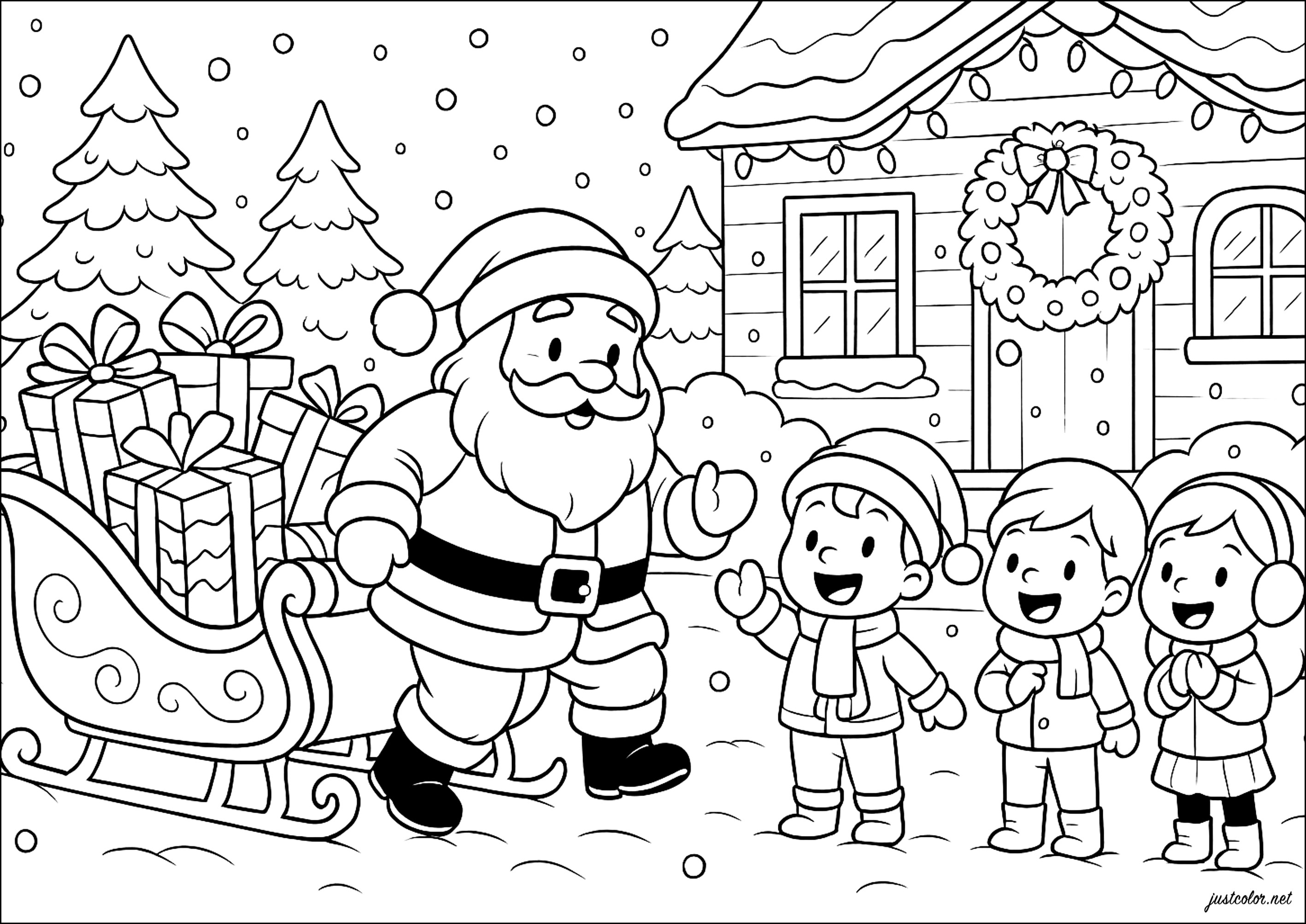 atividade de natal educação infantil colorir