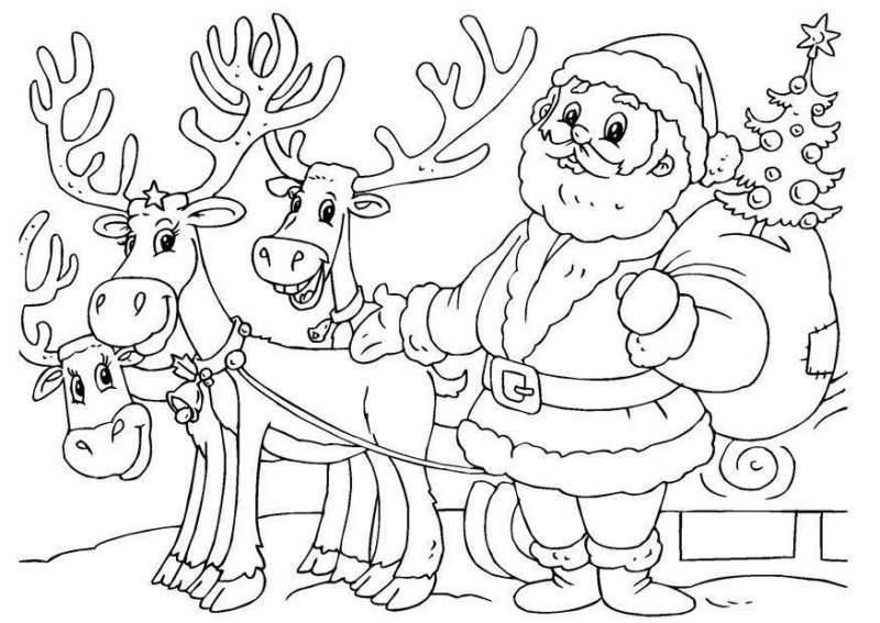 desenhos do papai noel para imprimir grátis