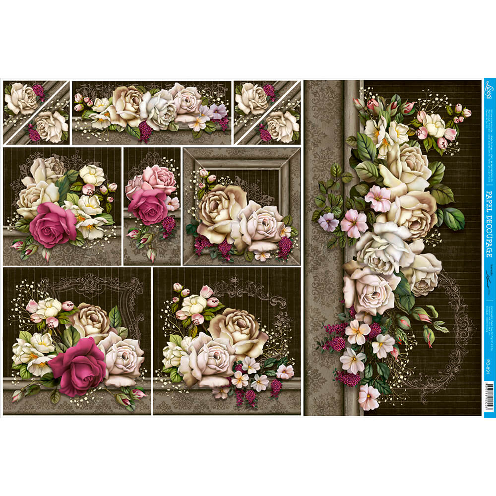 melhores papéis para decoupage em madeira