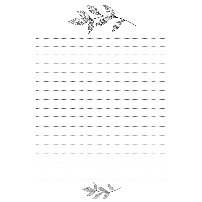 papel de carta decorado a4 para imprimir