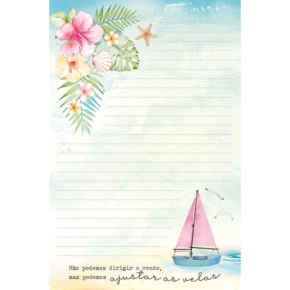 papel de carta decorado A4