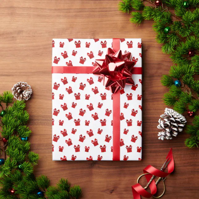 papel de presente natalino
