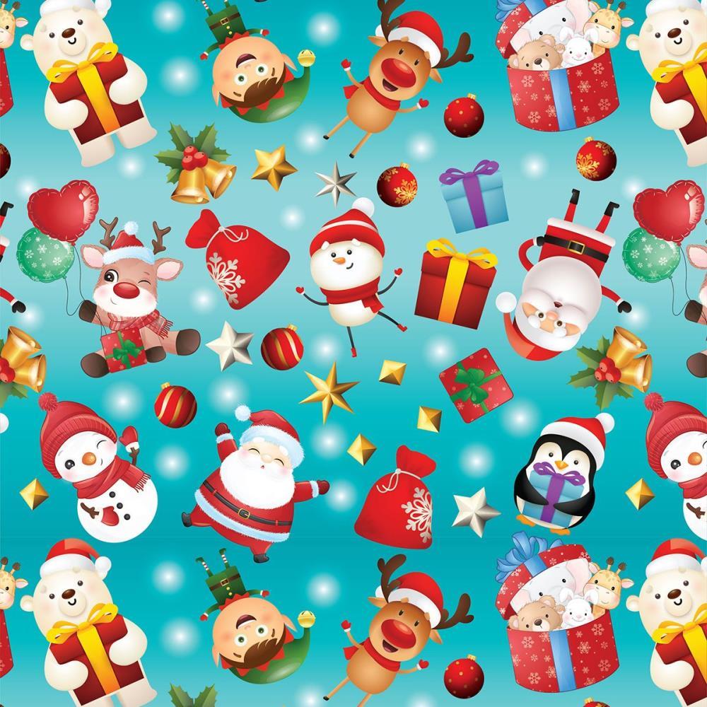 papel kraft versus couchê para natal