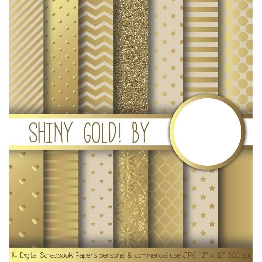 papel digital dourado vs papel físico dourado