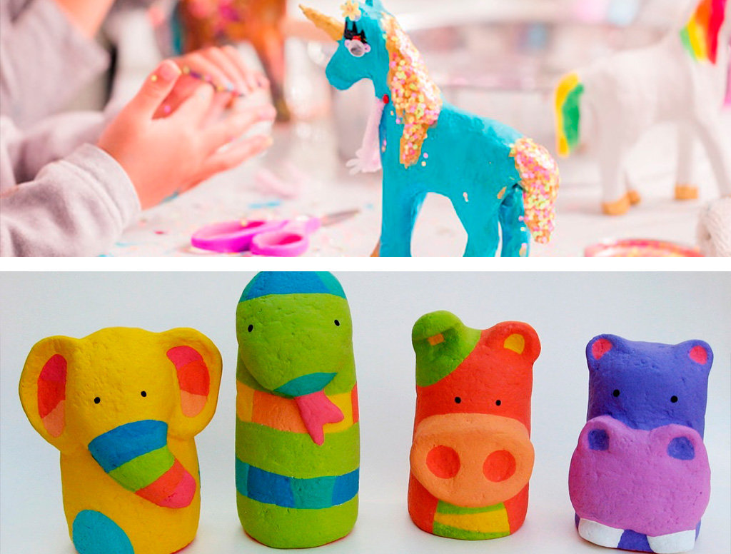 Máscaras de papel machê