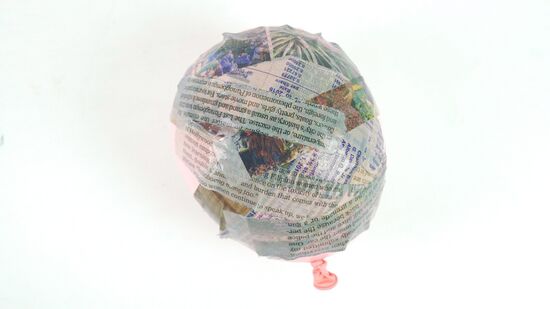 Como fazer papel machê passo a passo