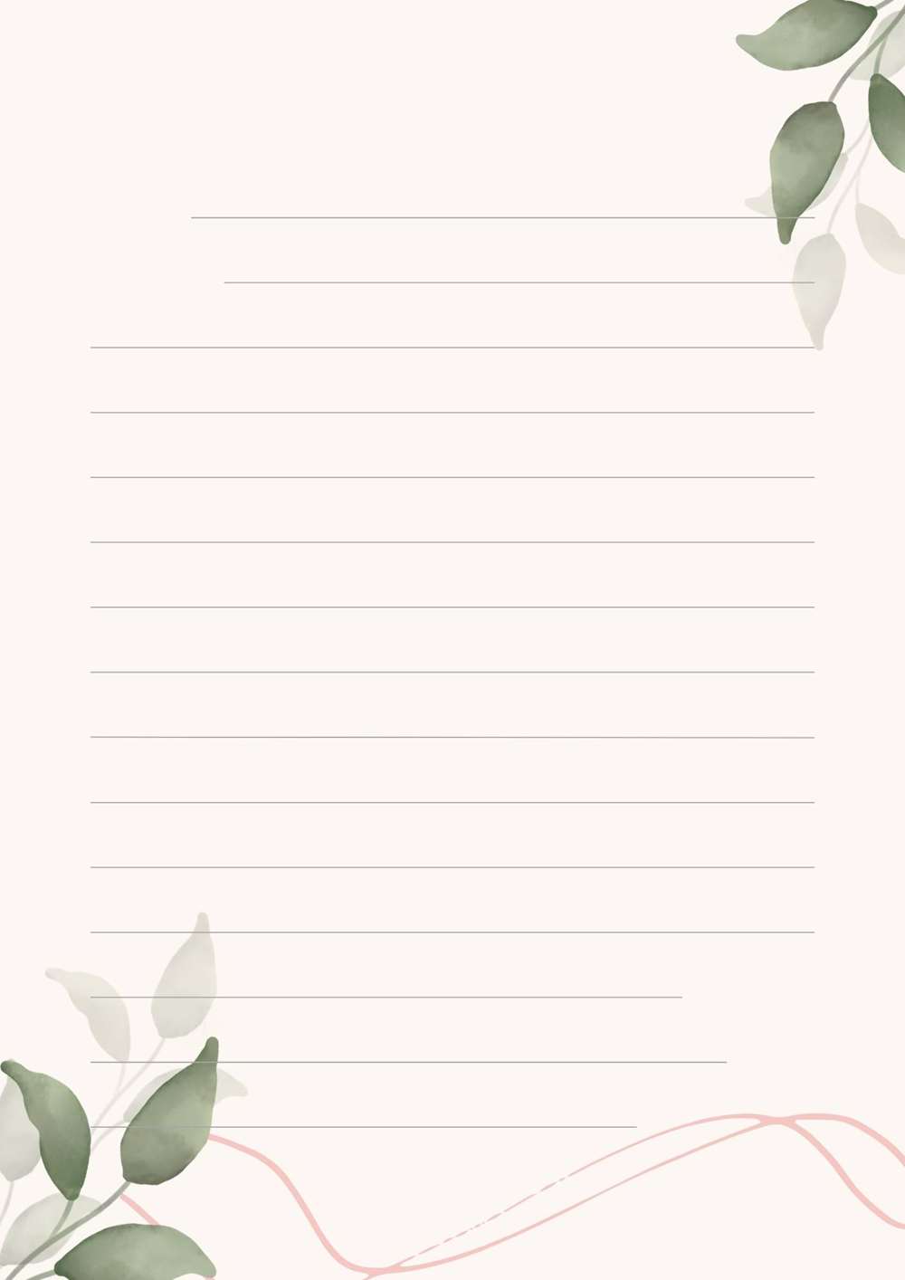 papel de carta vintage para imprimir