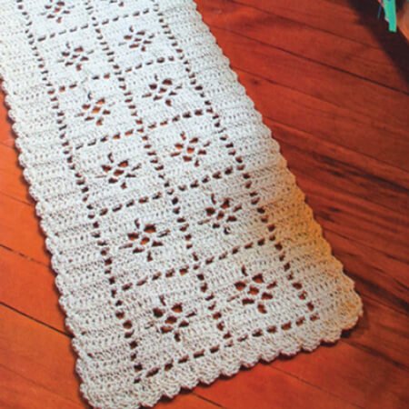 passadeira de crochê passo a passo