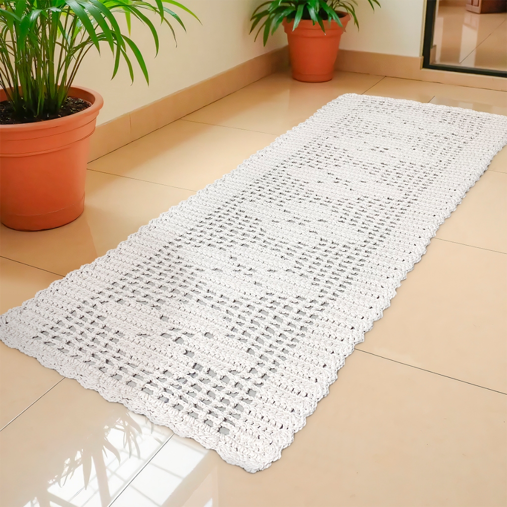 passadeira de crochê moderna