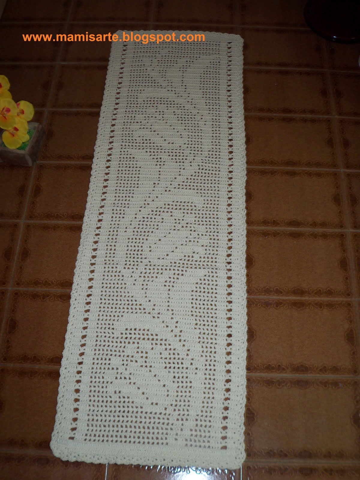 passadeira de crochê passo a passo