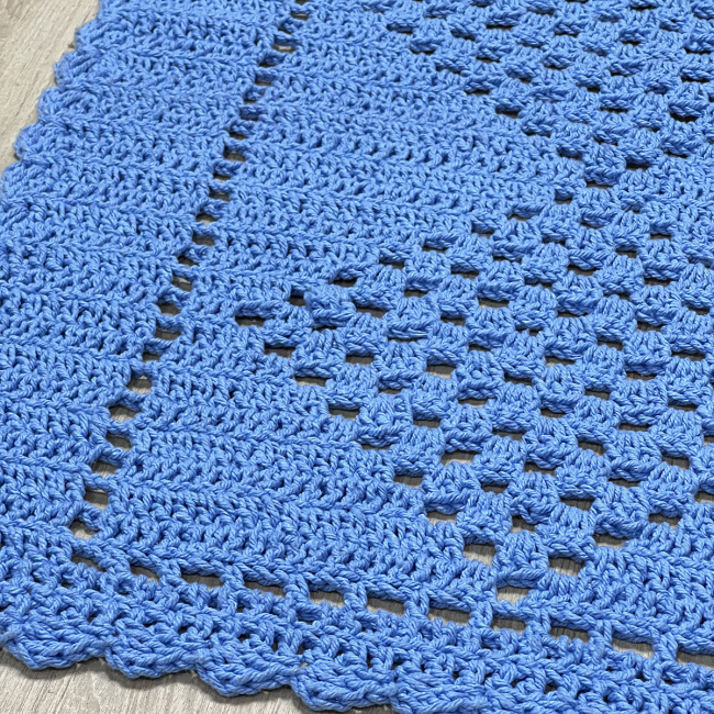 passadeira de crochê colorida