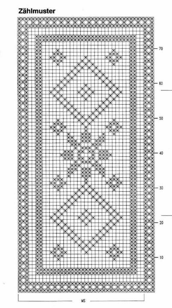 agulha para passadeira de crochê