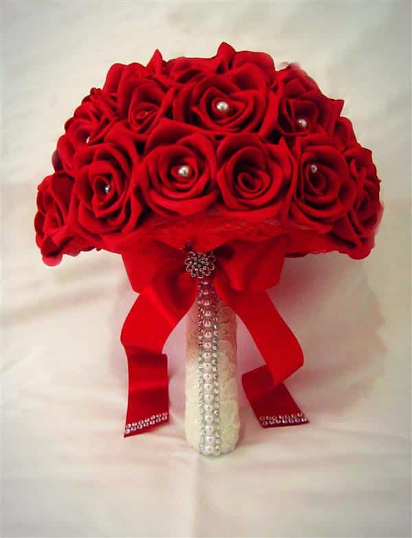 passo a passo buque de noiva em eva