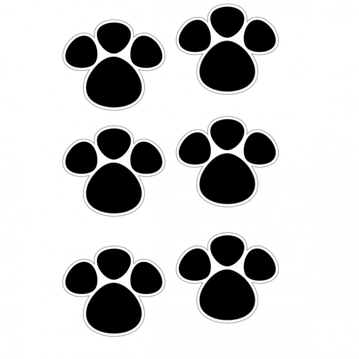 desenho pata de coelho para colorir