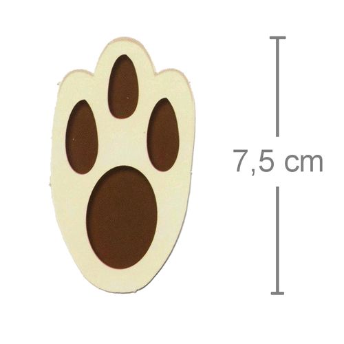 chaveiro pata de coelho