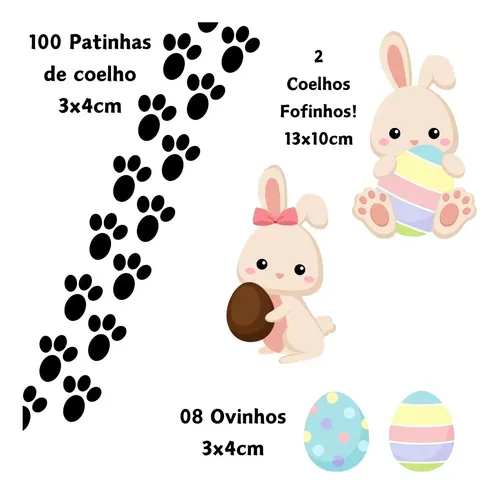 patas de coelho para imprimir