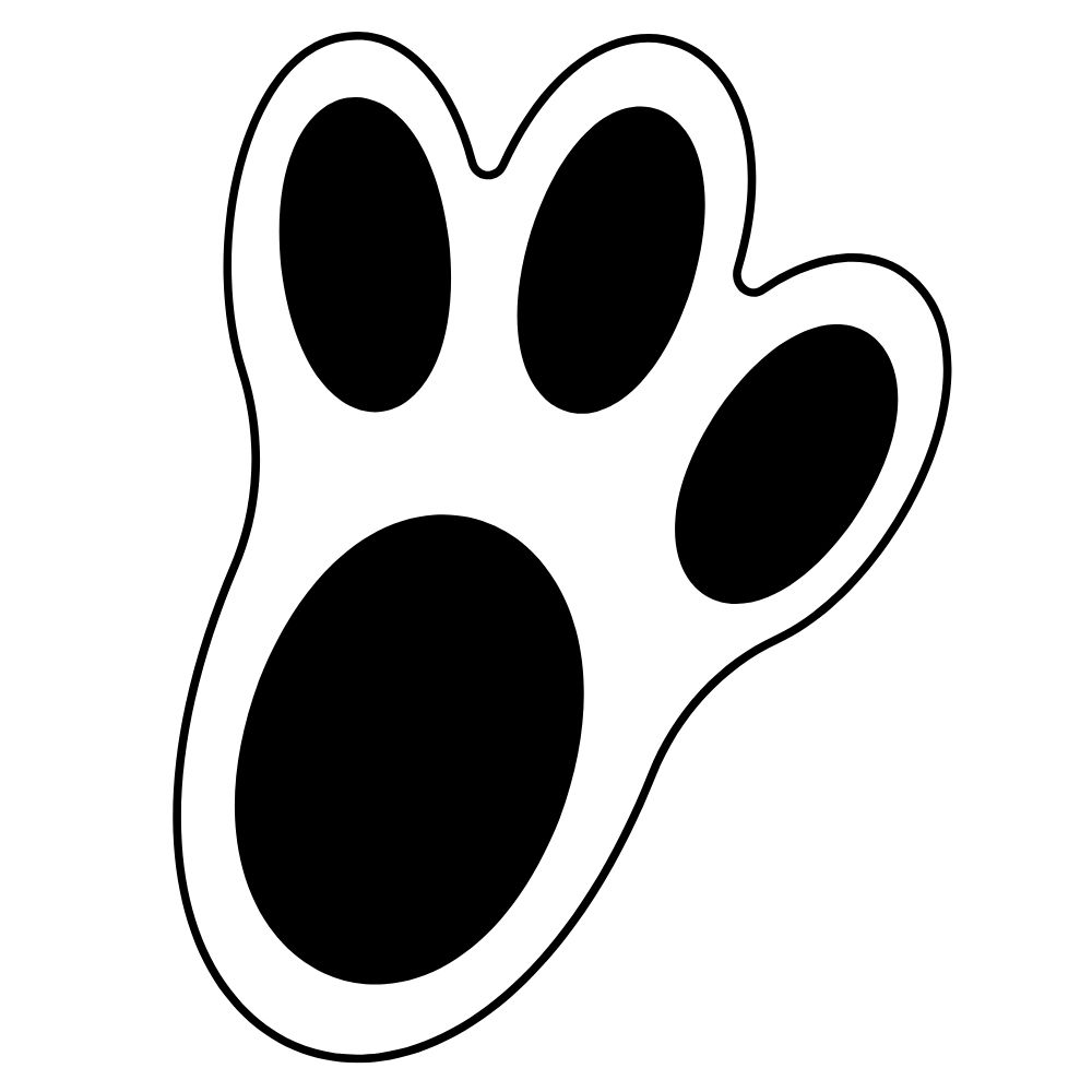 como fazer pegadas de coelho em casa