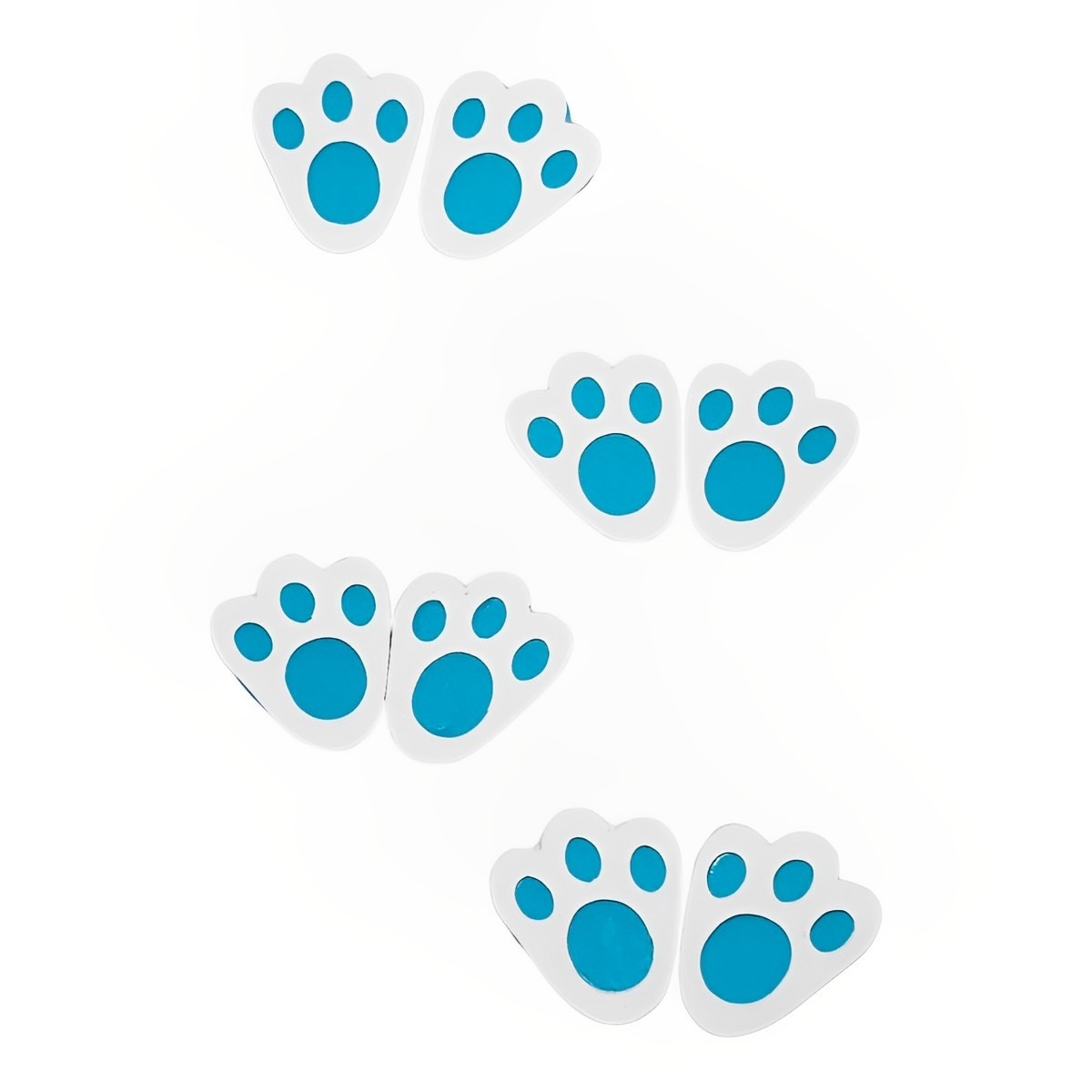 patinha de coelho para imprimir vs molde de orelha de coelho